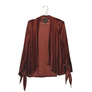 W5 Velvet Rust Cardigan
